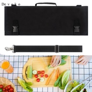 Devoko Roll-up Knife Bag, Pouch, Cutlery Storage Roll, Knife Holder Protector, Knife Bag with Slots 