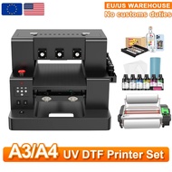 Printer Impresora A3 Xp600 Uv Flatbed Printer For Acrylic Metal Plastic Sticker Printer Machine Bott