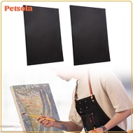 2 Pieces Wooden Canvas Canvas Panels Cotton Artist Canvas Stretched Framed Board for Tempera Acrylic