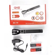 GHS DC-70/80/90/100 Rechargeable LED Flashlight GHS Professional Rechargeable LED Flashlight