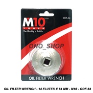 Oil Filter Wrench - 14 Flutes x 64 mm - M10 - COF-64