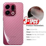 OPPO Find X9 X9Pro 2025 3D Back Carbon Fiber Phone Screen Back Film for OPPO Find X9 FindX9 Pro 4G 5