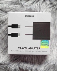 Original Samsung Charger 45W Fast Charger Adapter Type C To Type C Cable 5A With Cable High Quality 
