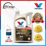 Valvoline Diesel 5W-40 (5L) - Fully Synthetic Heavy Duty Diesel Engine Oil/ Minyak Hitam Enjin Diese