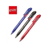 G'Soft Retractable Pen BP-GS-P901 BLACK 0.7mm,CJT Astar Ball Point Pen CS900 1.0mm Black/1pcs c