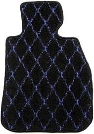 ZERO Floor Mats for BMW 3 Series Coupe 2006/9-E92 Left Hand Diamond Blue with Heel Pad