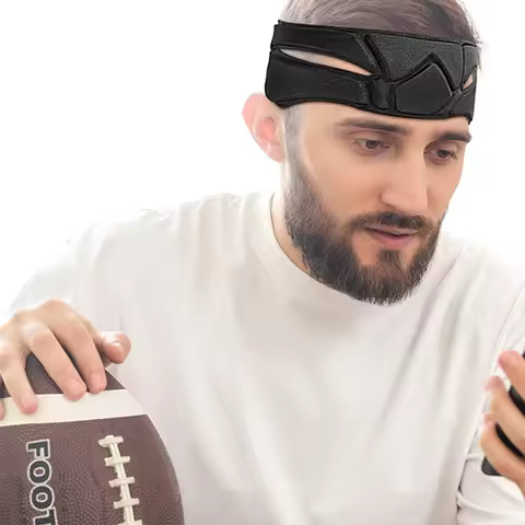 Goalkeeper Headgear Anti-Collision Adjustable Football Rugby Headguard Protective Gear Comfortable S