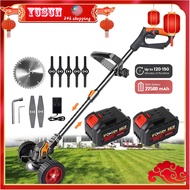 IFONSEN 988VF Mesin Rumput Wheel Grass Cutter Electric Lawn Mower Cordless Trimmer Wireless Pemotong