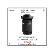 [READY STOCK + FREE GIFT | 3 YEARS WARRANTY] Sigma 20-200mm f/3.5-6.3 DG Contemporary Lens - Sony E 