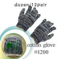 Cotton Hand Glove Knitted Hand Glove/ Batik Glove Knitted Working Hand Glove Sarung Tangan 手套