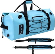 80L Waterproof Duffle Travel Bag, Durable Straps & Handles, for Kayaking, Paddleboarding, Boating, R