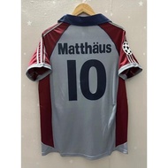 Top quality 98/99 Bayern Munich MATTHAUS away retro sports jersey
