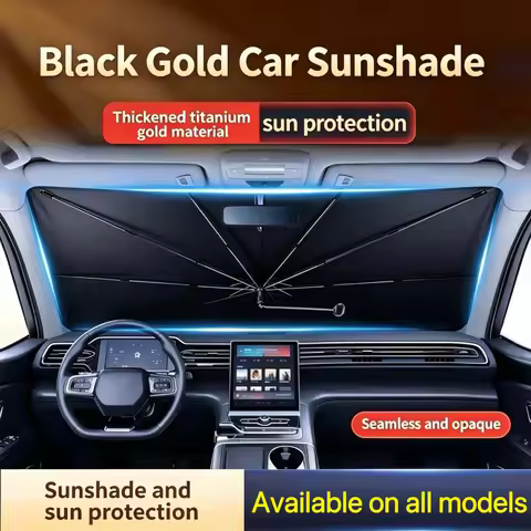 For BMW X1 X5 X3/IX3 X7 XM 3 Series 7 Series i7 Car Windshield Parasol Foldable Sunshade for UV Bloc