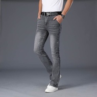 Men's Flared Jeans Boot Cut Leg Flared Denim Jeans Stretch Jeans
