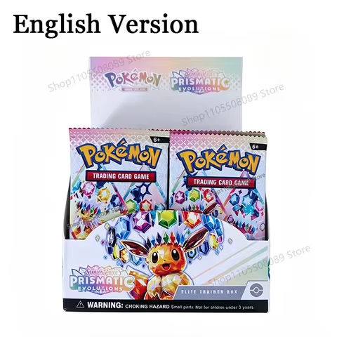 360Pcs Pokemon Card Prismatic Evolutions SCARLET VIOLE English Version Pokemon Booster Battle Transa