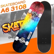 สเก็ตบอร์ด มืออาชีพ สเก็ตบอร์ดแฟชั่น สำหรับเด็กเเละผู้ใหญ่ skateboard รุ่น 3108