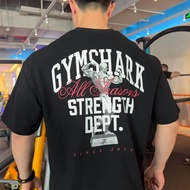 Gym Shark Bodybuilding Style Loose Short-Sleeved T-Shirt