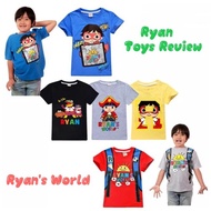 xin xinmei Ryan Toys Review Pure cotton children's Short Sleeve T-Shirt RYAN’S WORLD LQ126-1