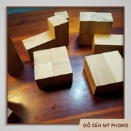 Cube 8x8x8cm, 8x8x4cm, 8x8x12cm| Wooden cube used for decoration, toys, sculptures
