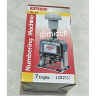 Kenko NUMBERING MACHINE NO. 51 (7 DIGITS)