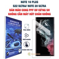Samsung S22 Ultra / Samsung Note 20 Ultra PPF UV screen protector, Bestsuit, full screen fingerprint