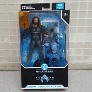 MCFARLANE TOYS DC MULTIVERSE AQUAMAN STEALTH SUIT & TOPO LOST KINGDOM