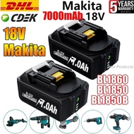 Makita 18V Baeries 7000mAh Lithium ion Rechargeable Baery 18v Drill Replacement BL1860 BL1830 BL1850 BL1860B Makita Cool