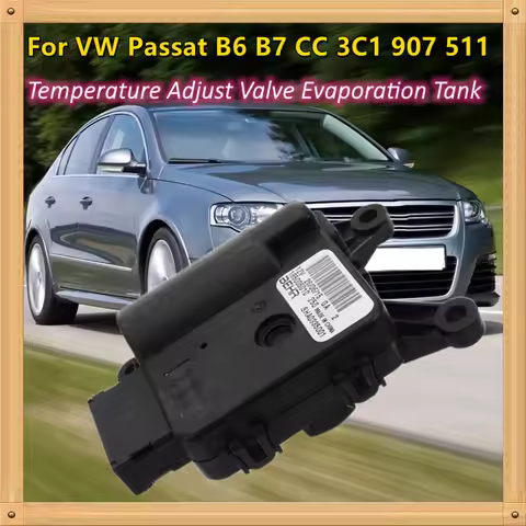 3C1 907 511 AC Temperature Adjust Valve Evaporation Tank Motor For VW Passat B6 B7 CC Temperature Ad