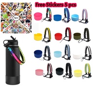 12oz 18oz 22oz 32oz 40oz 64oz Protective Bottom Silicone Boot Cover Handle Set for 12-64 oz Hydro_Fl