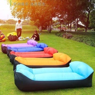 Outdoor Inflatable Lazy Sofa Internet Celebrity Airbed Park Floatation Bed Mattress Air Bed Lunch Break Lazy Bed Single