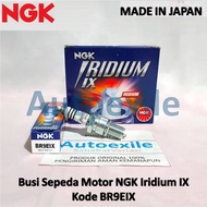 Original NGK IRIDIUM IX BR9EIX Motorcycle Spark Plugs Original Japanese Ninja 150 R RR 2-strokeOrigi