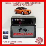 NISSAN ALMERA / KICK 2020-2022 HIGH SPEC SOUNDSTREAM 10" ANDROID IPS PLAYER FULL HD SCREEN WITH ( F.O.C ANDROID CASING )