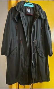 Timberland 外套 軍綠色 連帽風褸 男裝