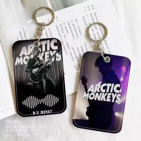 Vintage A-Arctic M-Monkeys Rock Band Music Cute Inteated Elevator Card Acc Control Card Keychain Pro