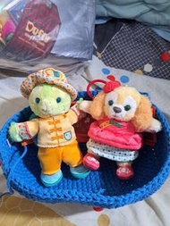 香港迪士尼 Duffy and Friends CookieAnn OluMel 公仔吊飾