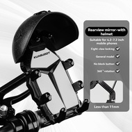 Motorcycle Bike Camera Holder Handlebar Rearview Mirror Mount Bracket 1/4 Metal Stand For Go-pro Her