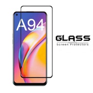 LAYAR Tempered Glass Full Glue Full Screen Oppo A94 Anti-Scratch Glass/