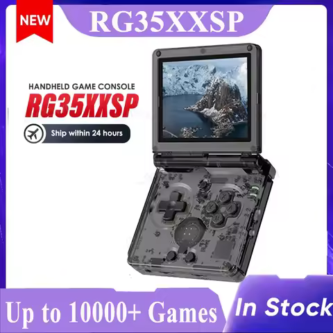 ANBERNIC RG35XXSP Flip Game Console 3.5'' IPS Screen Mini WiFi Bluetooth 4.2 HDMI Output E-book Linu
