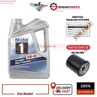 144473 Mobil 1™ FS2 Excellent Wear Protection 5W-50 SN Fully Synthetic Engine Oil (4L)