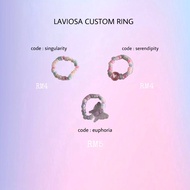 trendy beaded custom ring ☁️ custom beads ring ☁️