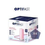 [Bundle of 4] Nestle Optifast Very Low Calorie Diet Milk Shake Strawberry 48X53g