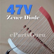 1N4756 1/2W 47V Zener Diode / Voltage Regulator Diode