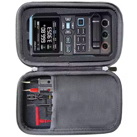 Newest Hard EVA Travel Case for FNIRSI LC1020E Digital Bridge LCR ESR Tester Box Portable Storage Co