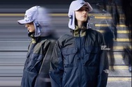 The North Face UE Urban Exploration SS Unity Pocket Jacket 防水 衝鋒衣 風褸 Navy Olive 深藍 軍綠 Size XL Purple
