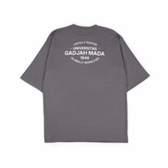 Kaos Merch UGM x Dagadu Oversize - Charcoal