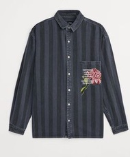 👕4折優惠👕ZARA 牛仔條紋印花襯衫式外套#Jordan #佐敦