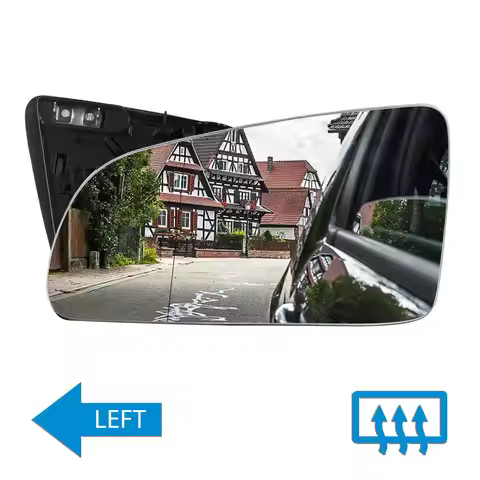 For Audi A4 B6 A6 4F A3 8P 01-08 Heated Wing Door Side Mirror Glass Convex Left