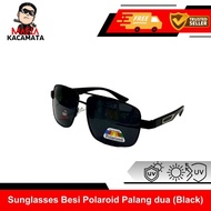 MATAHARI 100% Polaroid Men's Sunglasses Anti-Glare Iron Sunglasses