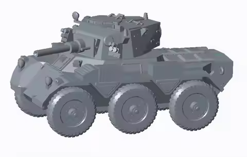 1/144 Scale ALVIS SALADIN Armoured Car (FV601) MODEL KIT