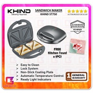 *FREE KITCHEN TOWEL* Khind Sandwich Maker ST750